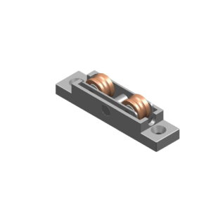 Double Swing Roller Metal Groove (Zinc) SLDW-990