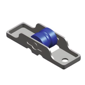 Single Roller Nylon Groove (Sheet Metal) SLDW-988